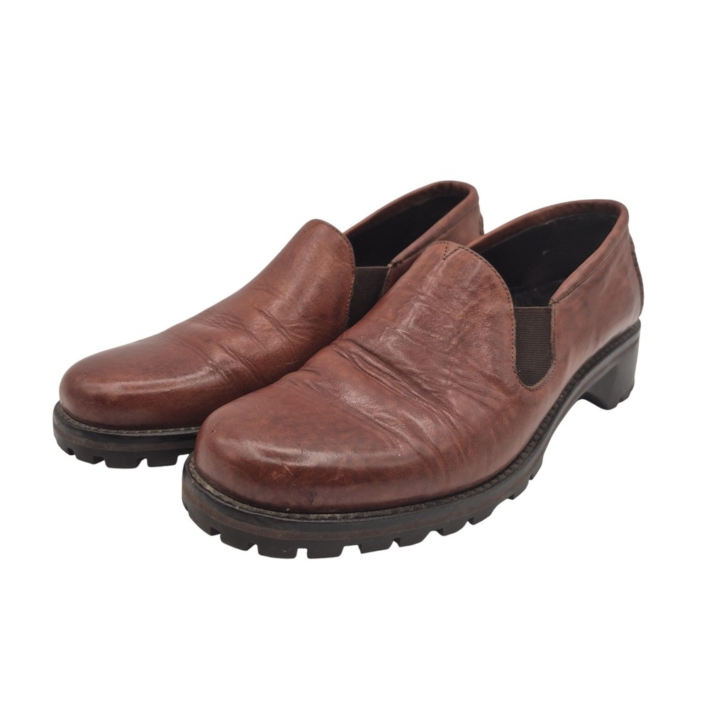 Cole Haan Shoes Womens Size 7B Brown Leather Slip On Loafers Comfort Sole Casual
